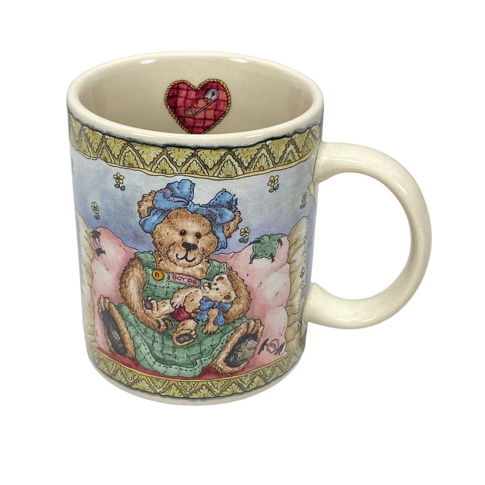 Boyds Bear Collection Bearware Pottery Mug Cup 1999 Charles Dickens Quote